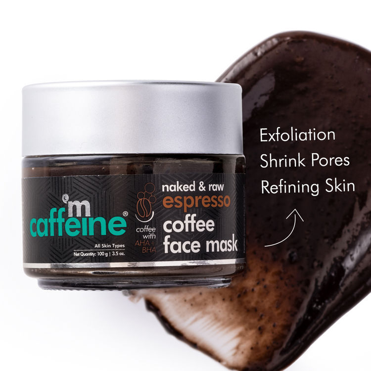 mCaffeine Exfoliating Espresso Coffee Face Mask for Women & Men (100g)