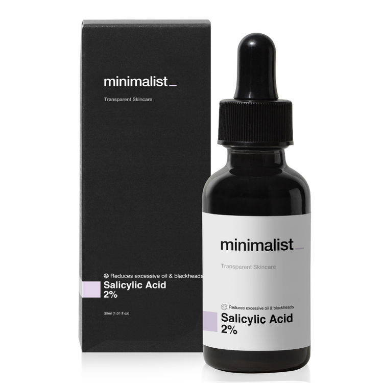 Minimalist 2% Salicylic Acid Face Serum For Acne, Blackheads & Open Pores (30ml)
