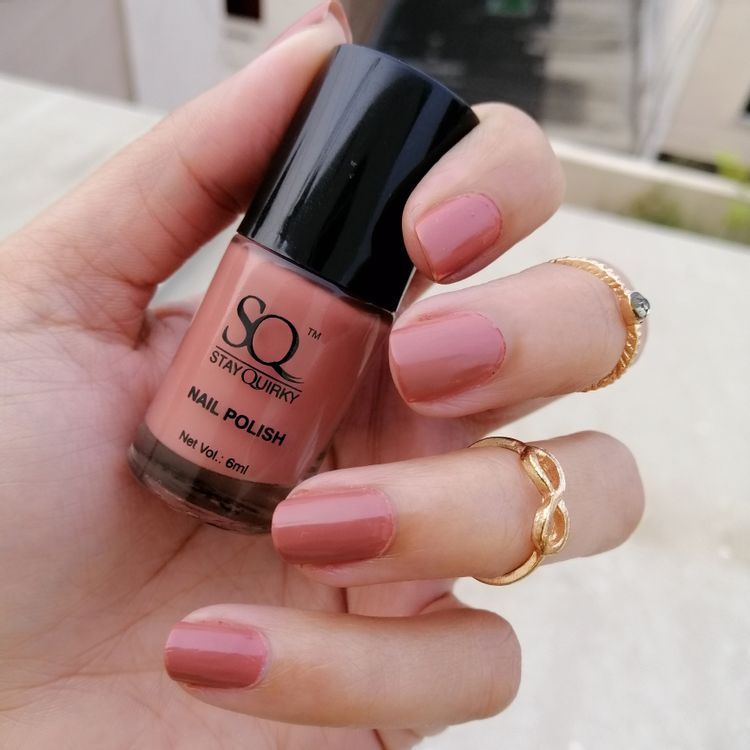 Stay Quirky Nail Polish, Glossy, Brown