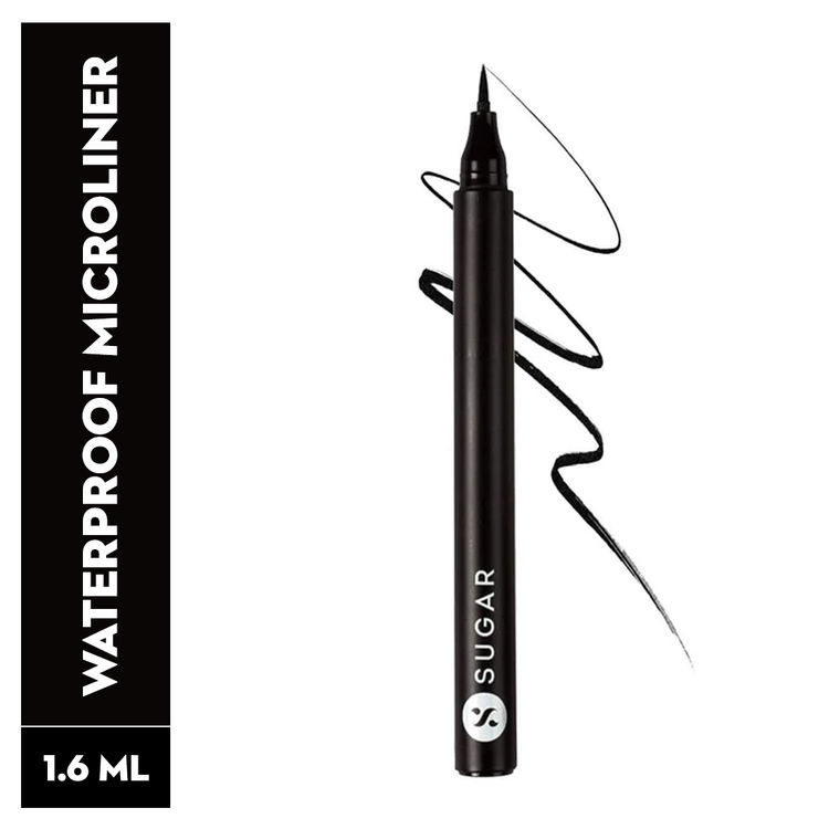 Sugar Cosmetics Wingman Waterproof Microliner - Black