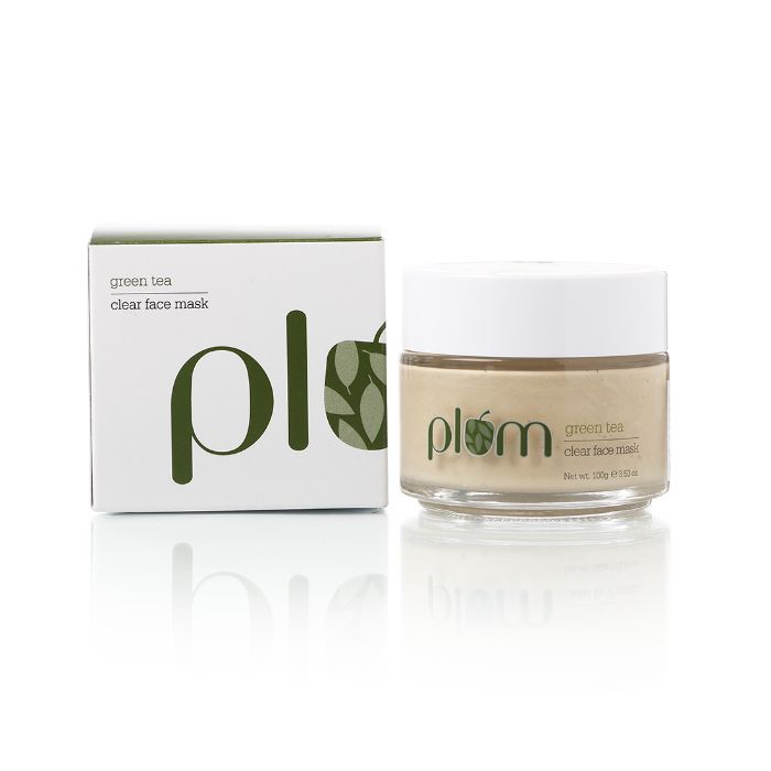 Plum-green-tea-clear-face-mask-clay-mask-for-acne-and-clogged-pores-oily-skin-brighter-glowing-skin
