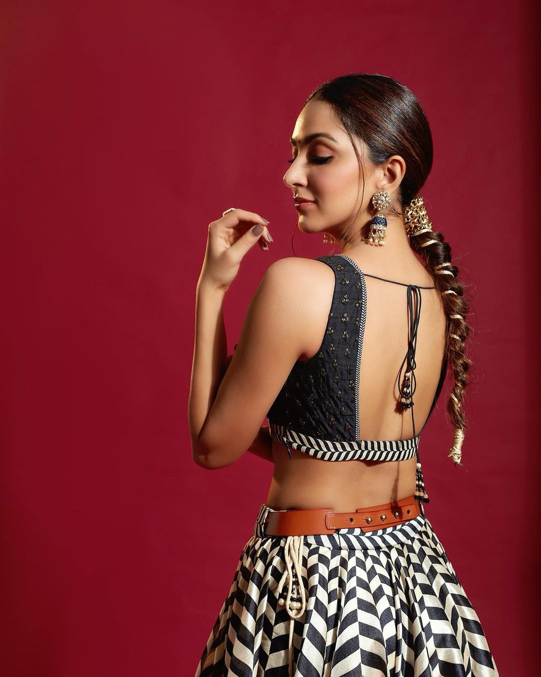 Kiara Advani Embellished Braid