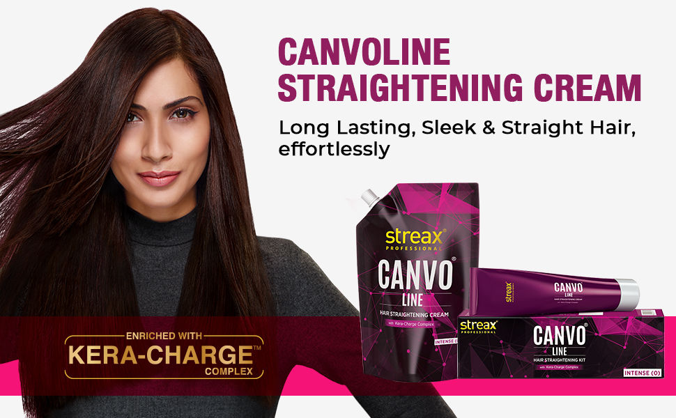 Streax canvo line shop hair straightening kit