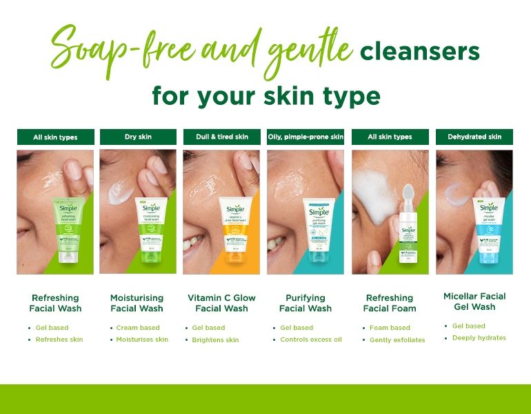 Simple Kind To Skin Refreshing Facial Wash 150 ml