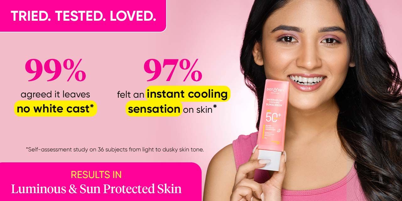 Dot & Key Watermelon Hyaluronic Cooling Sunscreen SPF 50 PA+++ for