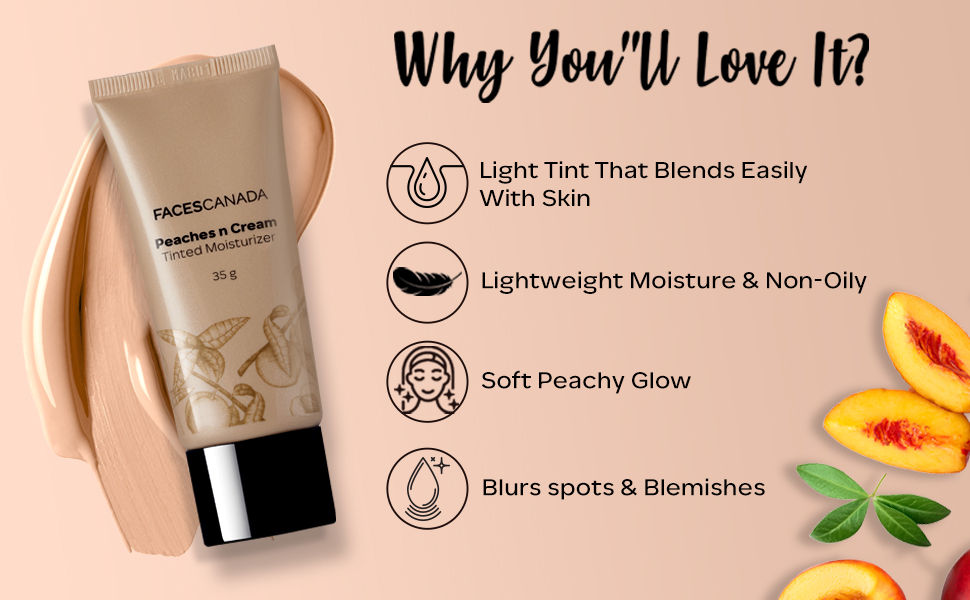 Buy Faces Canada Ultime Pro Peaches N Cream Tinted Moisturizer(35 ml