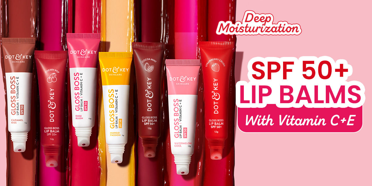 Dot & Key Cocoa Lip Balm with Shea Butter for naturally glowing and hydrated lips| SPF 30 & Vitamin C+E|reduces flakiness|for dry lips