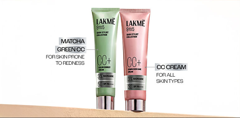 Lakmē 9to5 CC+ Matcha Green CC Cream product features