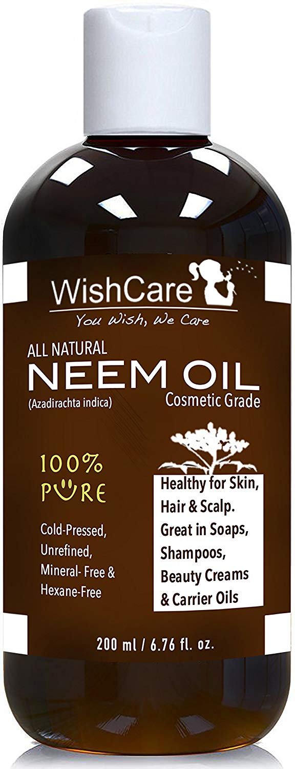 Buy Wishcare 100 Pure Wild Crafted Cold Pressed Neem Oil 200 Ml
