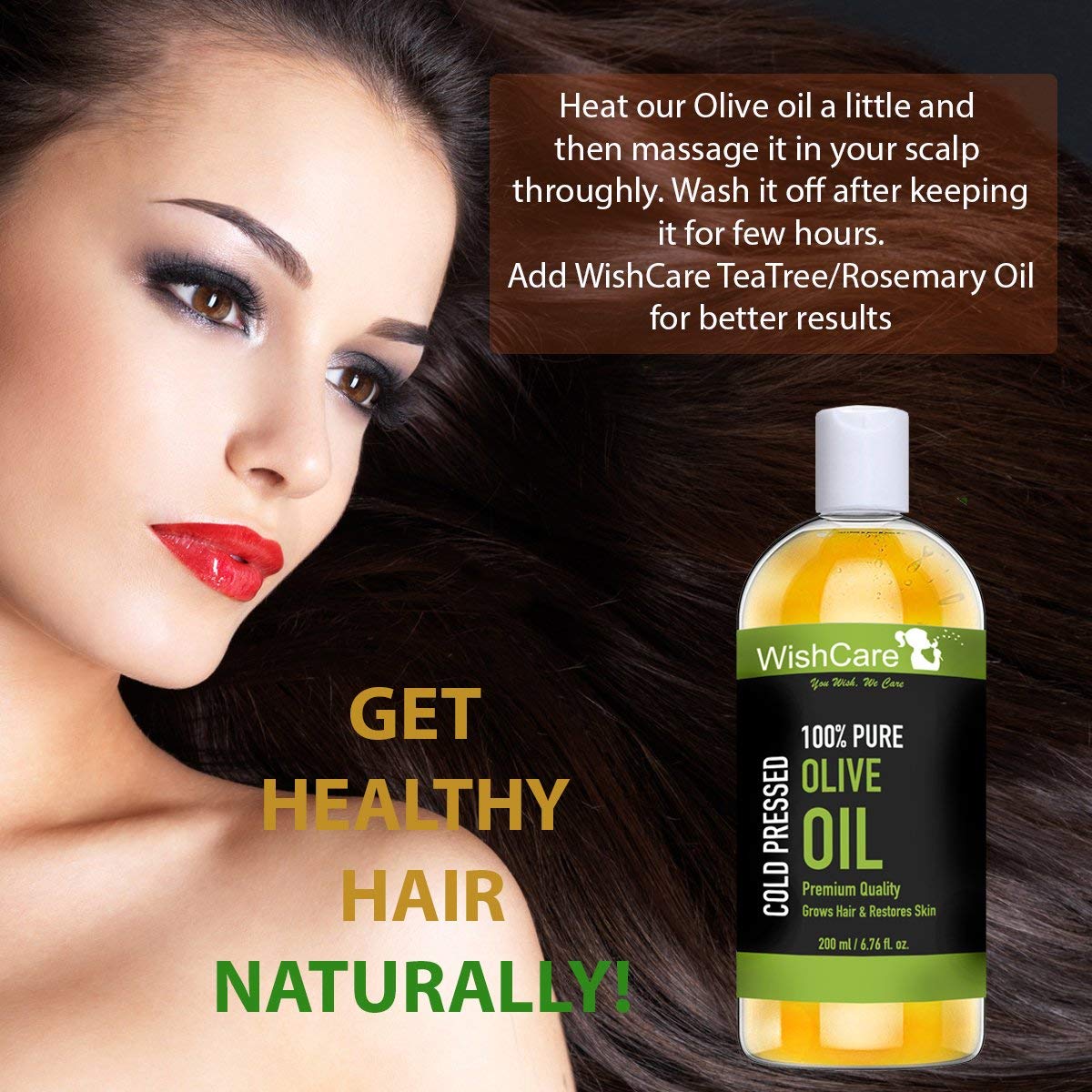 Buy Wishcare Premium Cold Pressed Olive Carrier Oil 200Ml Online