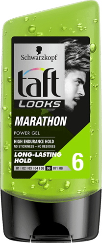 Schwarzkopf Taft All Weather Looks Marathon Power Gel Long Lasting Hold