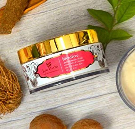 Buy Just Herbs Blemfree Anti Blemish Cream (50 g) Online Purplle