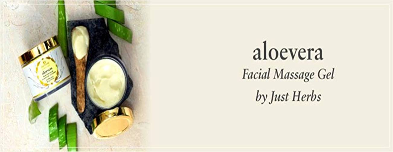 Buy Just Herbs Aloe Vera Facial Massage Gel (100 g) Online Purplle