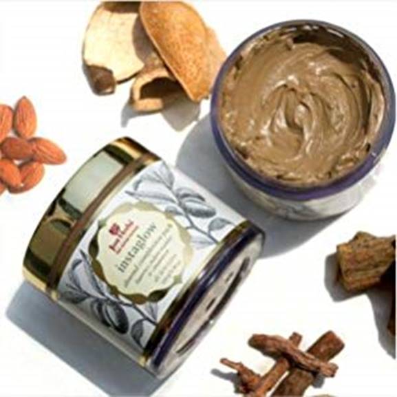Buy Just Herbs Instaglow Almond Complexion Pack (50 g) Online Purplle