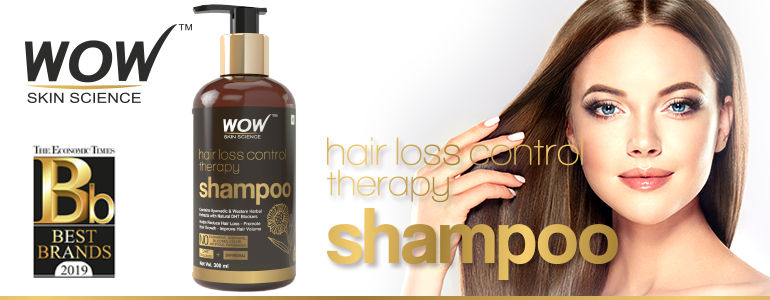 Buy WOW Skin Science Hair Loss Control Therapy Shampoo 500 ML Online in  India  Allure Cosmetics