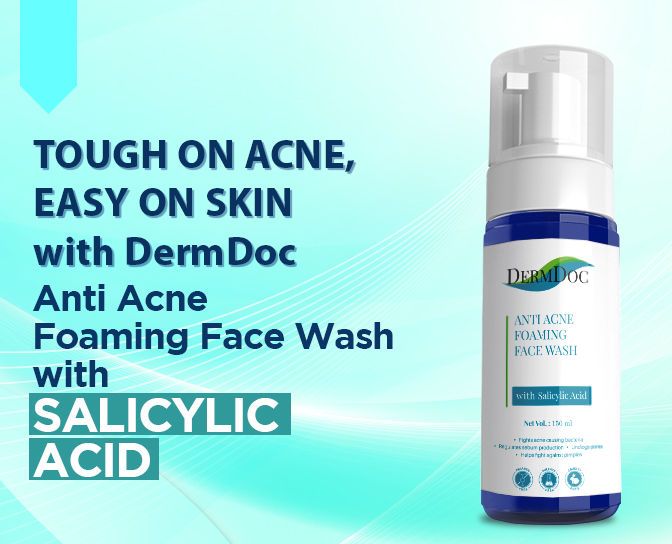 Buy DermDoc Anti Acne Foaming Face Wash with Salicylic Acid (150ml