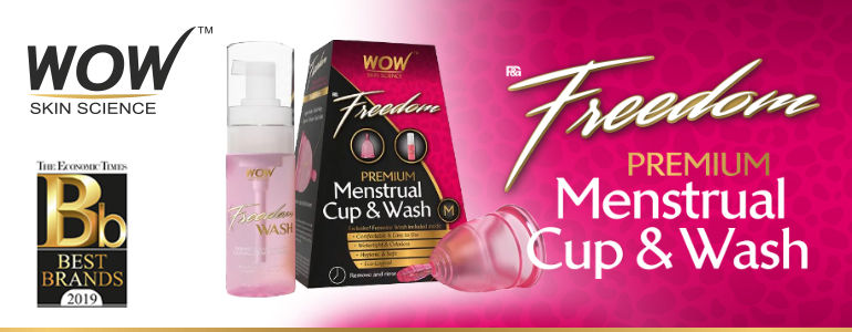Wow F G Freedom Reusable Menstrual Cup Wash Medium Pre Childbirth