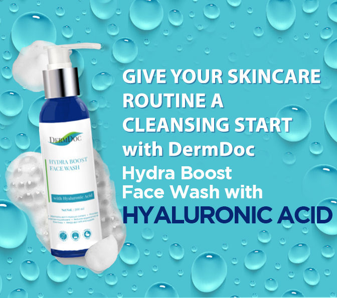Buy DermDoc Hydra Boost Face Wash with Hyaluronic Acid (200 ml) Online