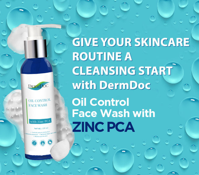Buy DermDoc Oil Control Face Wash with Zinc PCA (120 ml) Online Purplle