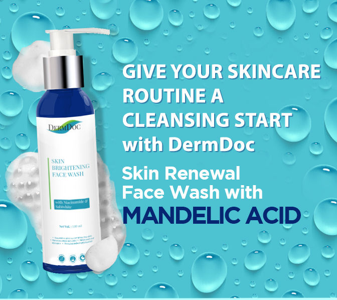 Buy DermDoc Skin Renewal Face Wash with Mandelic Acid (120 ml) Online
