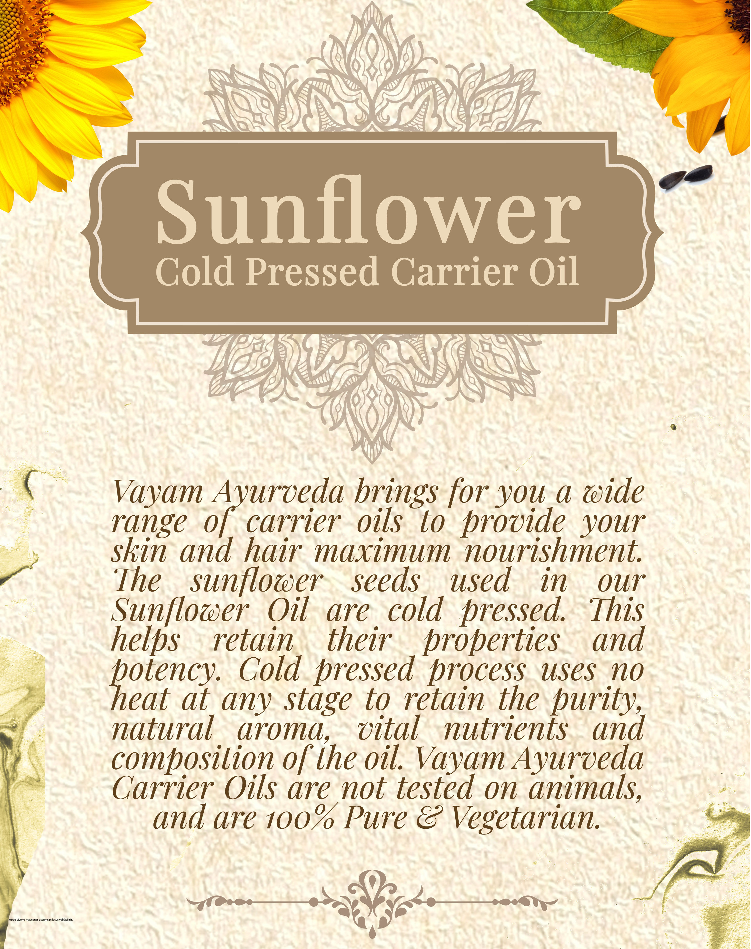 Buy Vayam Ayurveda 100 Pure Coldpressed Carrier Oil (100 ml