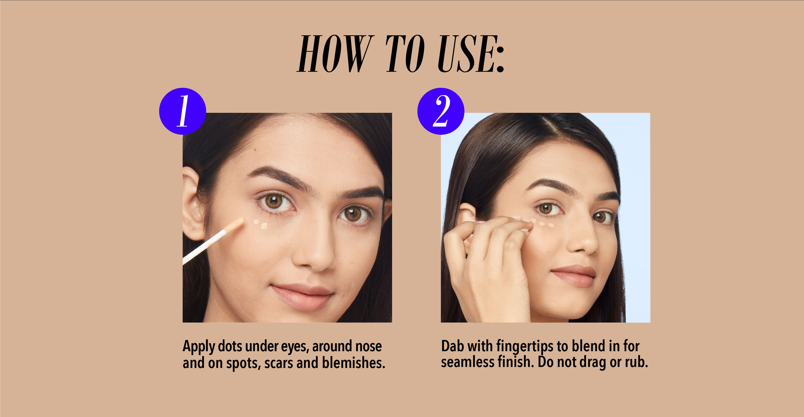 Buy Blue Heaven Flawless liquid concealer Caramel, 401 Online Purplle
