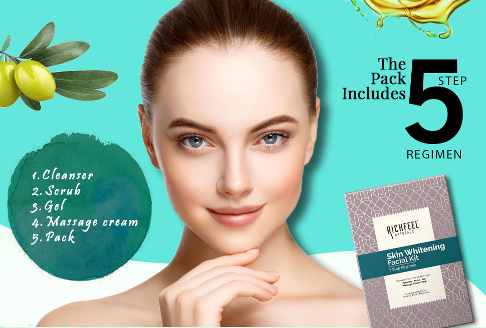 Buy Richfeel Skin Whitening Facial Kit 5 X 6g Online Purplle