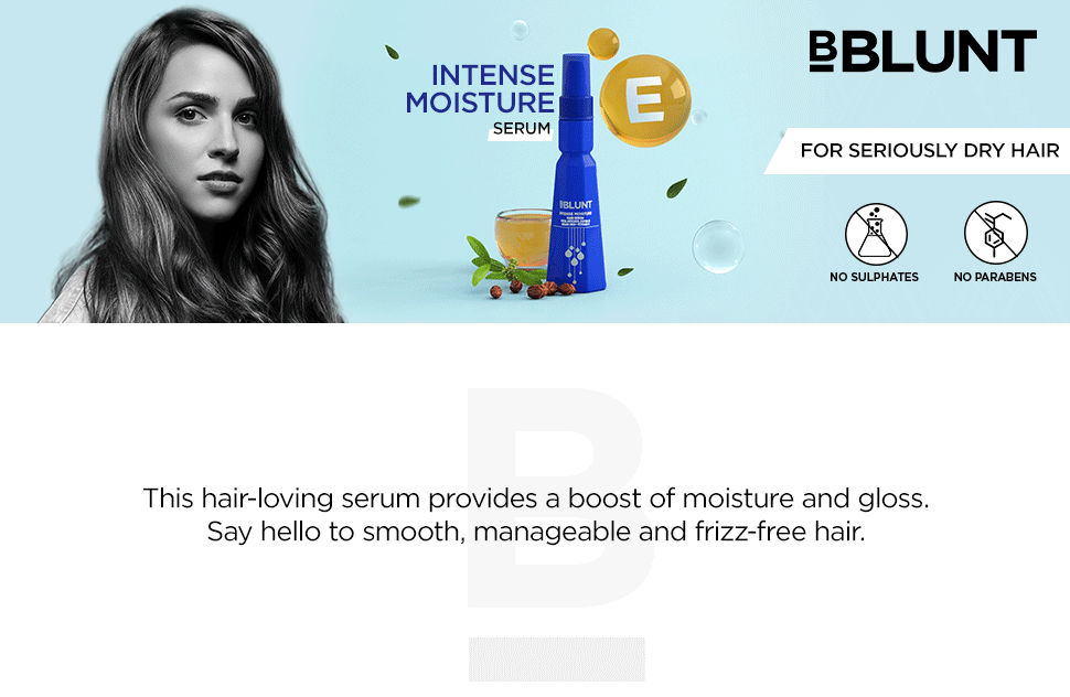 HZ Tried & Tested: BBlunt Intense Moisture Hair Serum Detailed Review |  HerZindagi