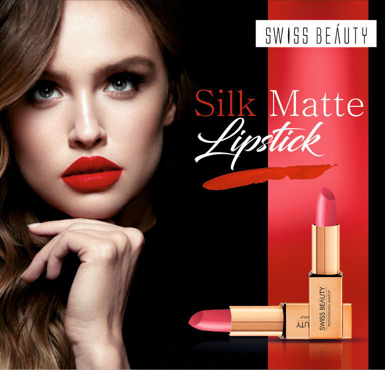 swiss beauty silk matte lipstick