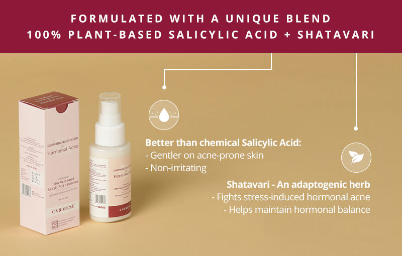 Carmesi Soothing Moisturizer for Hormonal Acne (60 gm)