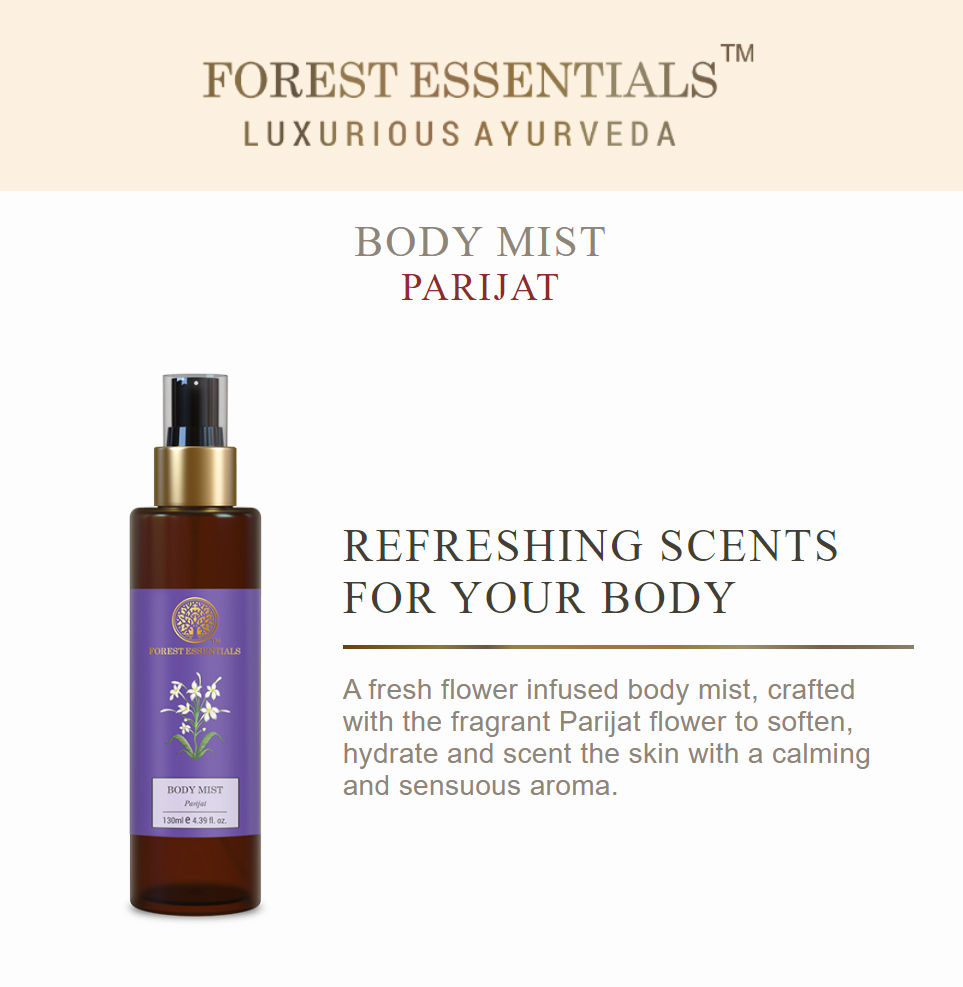 Parijat discount body mist