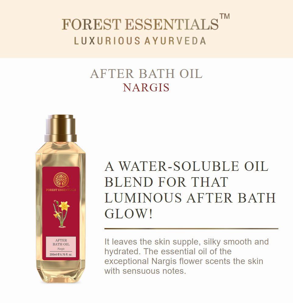 Forest Essentials After Bath Oil Nargis 130 ml