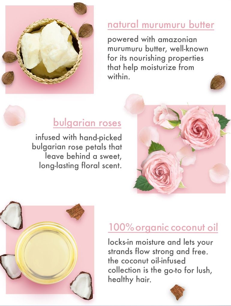 Love Beauty & Murumuru Butter and Rose Paraben Free Blooming Colour Conditioner, 400ml