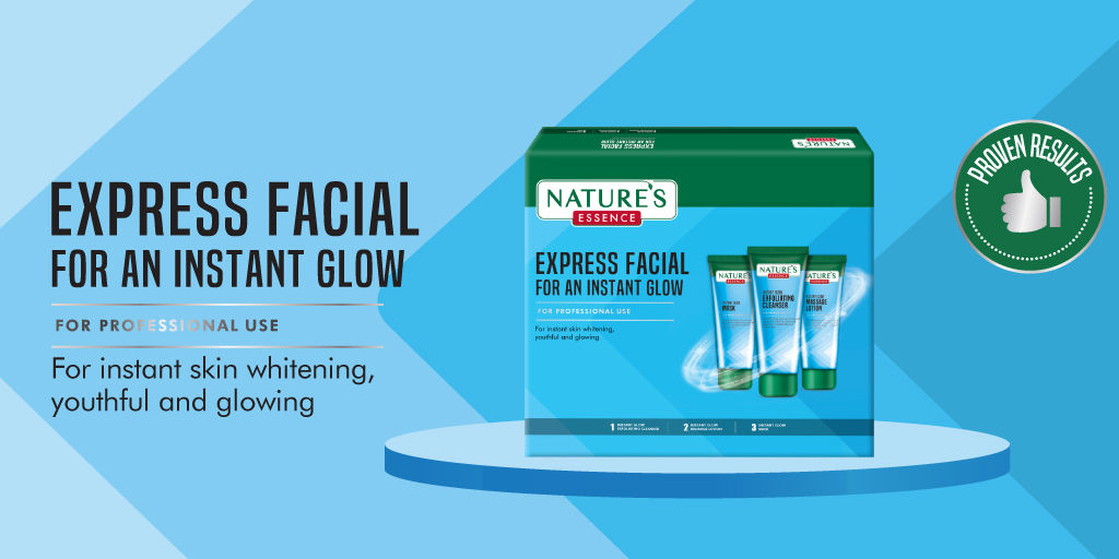Nature's Essence Express Facial for Instant Glow, 300gm
