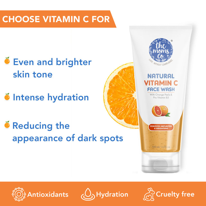 The Moms Co Natural Vitamin C Face Wash