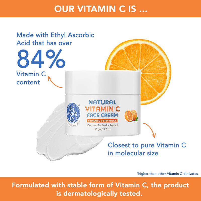 The Moms Co Natural Vitamin C Face Cream