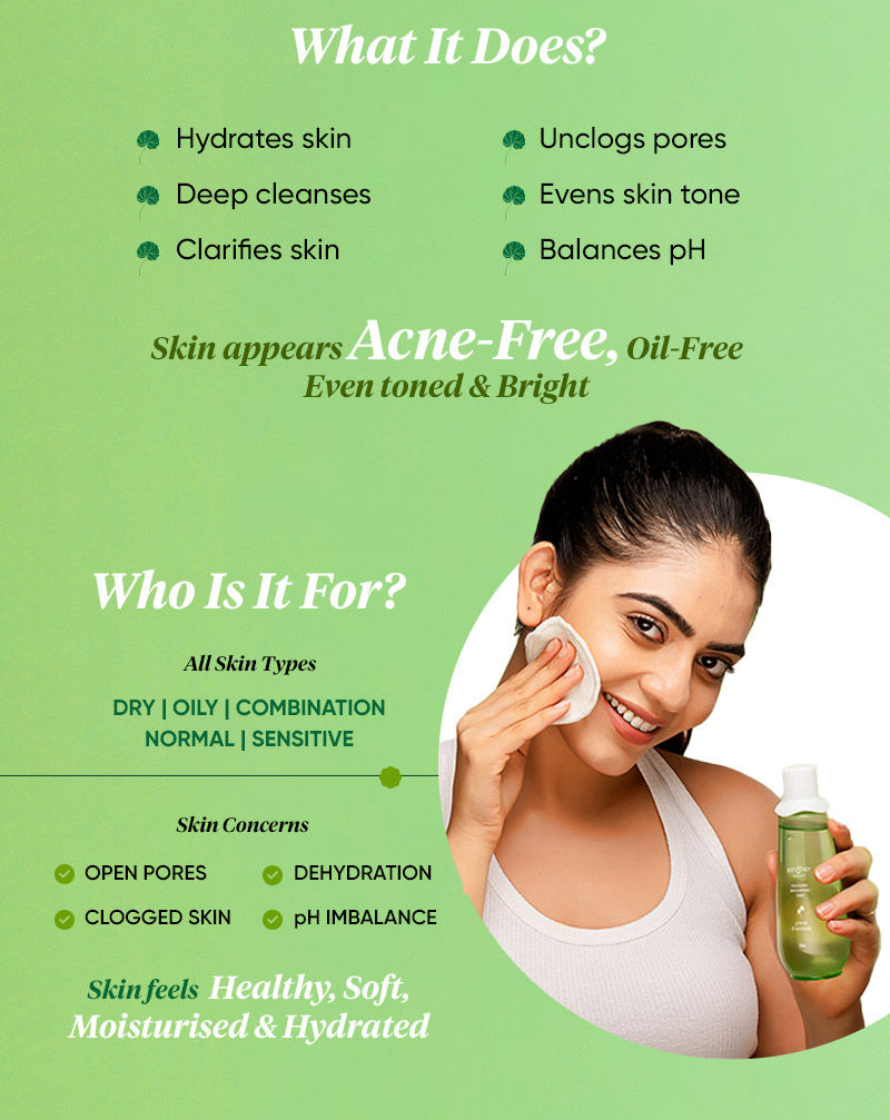 Avoka Naturals DOT & KEY CICA Gesichtswasser – 150ml, Mit Niacinamid & Grünem Tee Für Strahlende Haut