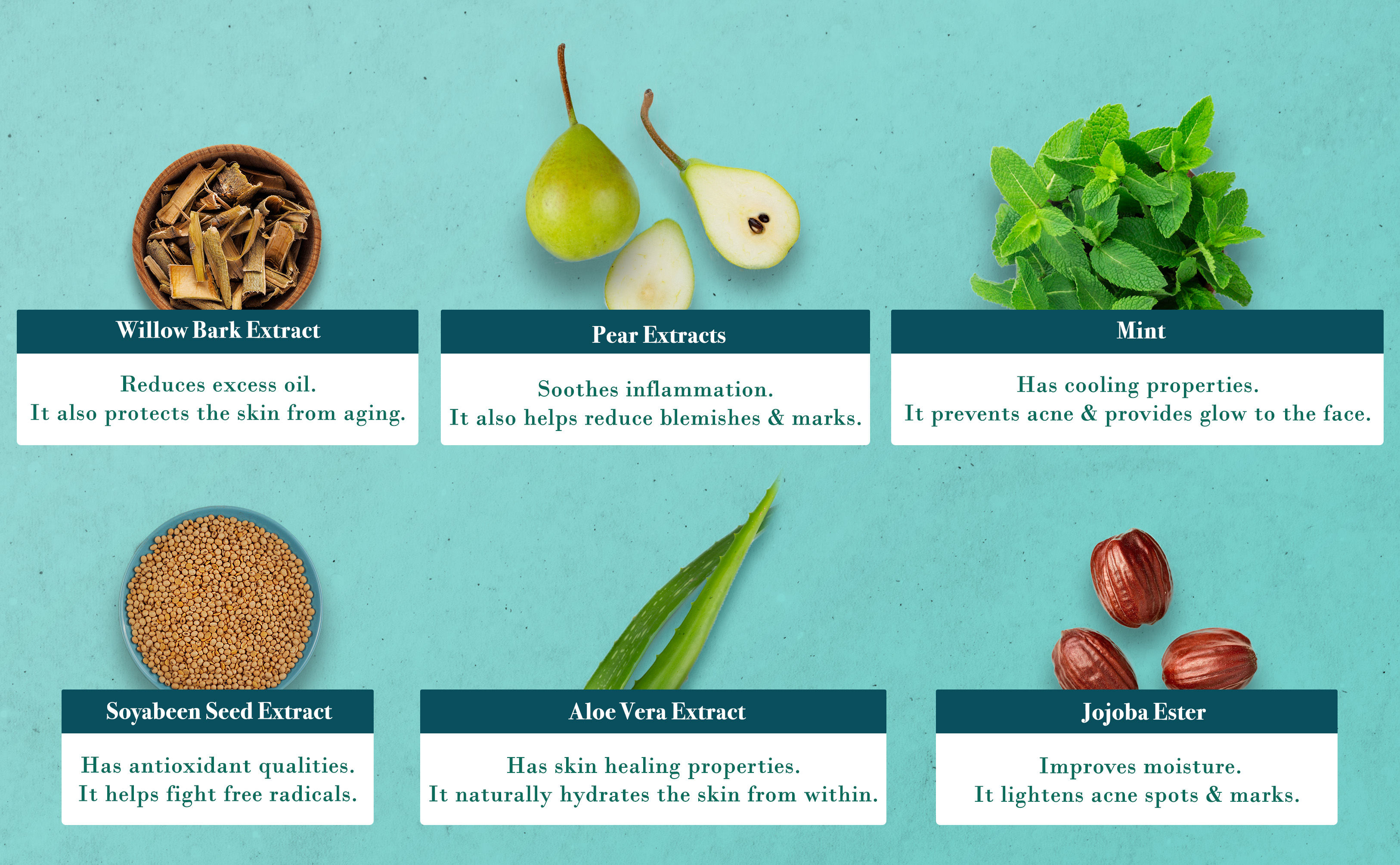 Satthwa Anti Acne Gel With extracts of Aloe vera, soybean and pear