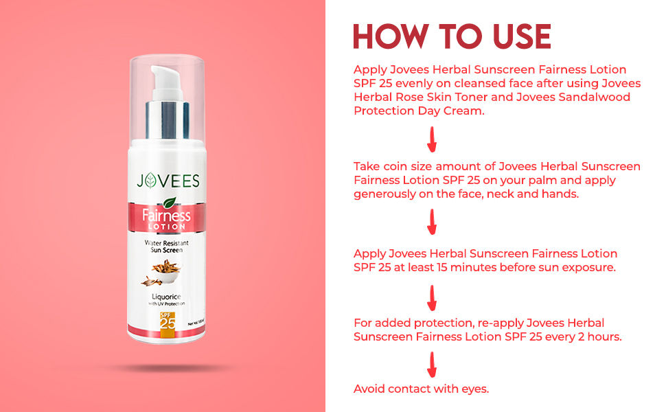 jovees fairness lotion