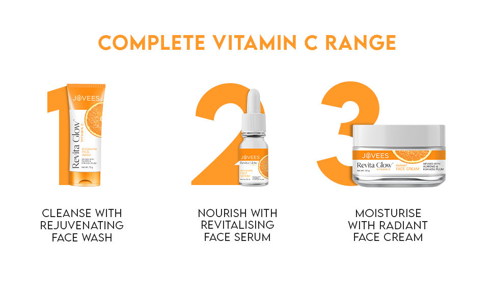 Jovees Revita Glow VitaminC Face Wash (75 ml)
