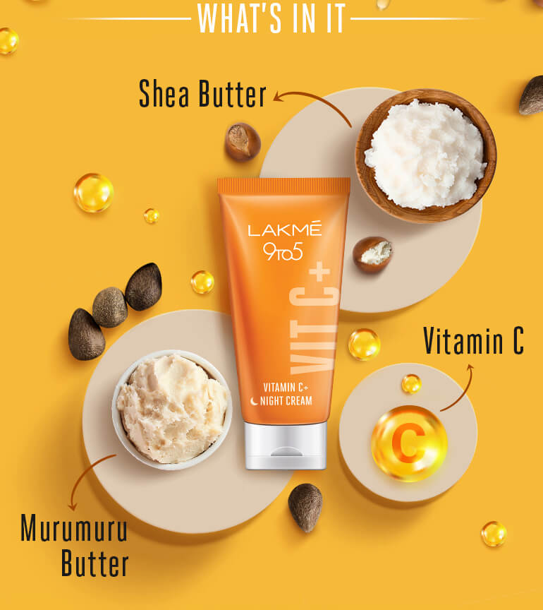 Lakme Vitamin C+ Night Cream 50 g