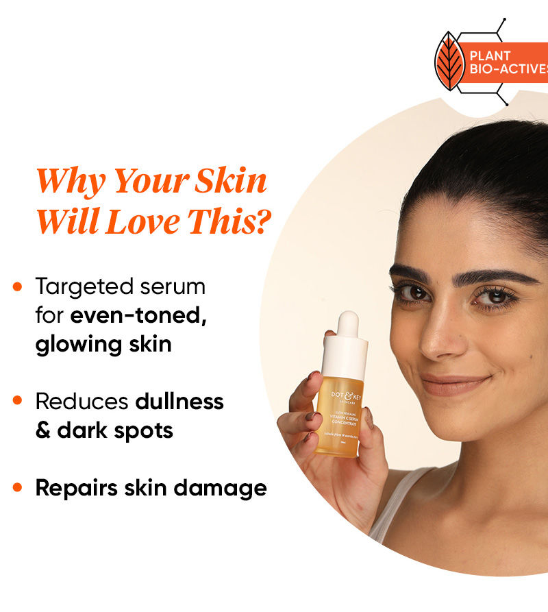 Buy Dot & Key Glow Revealing Vitamin C Serum Concentrate (30 ml) Online Purplle