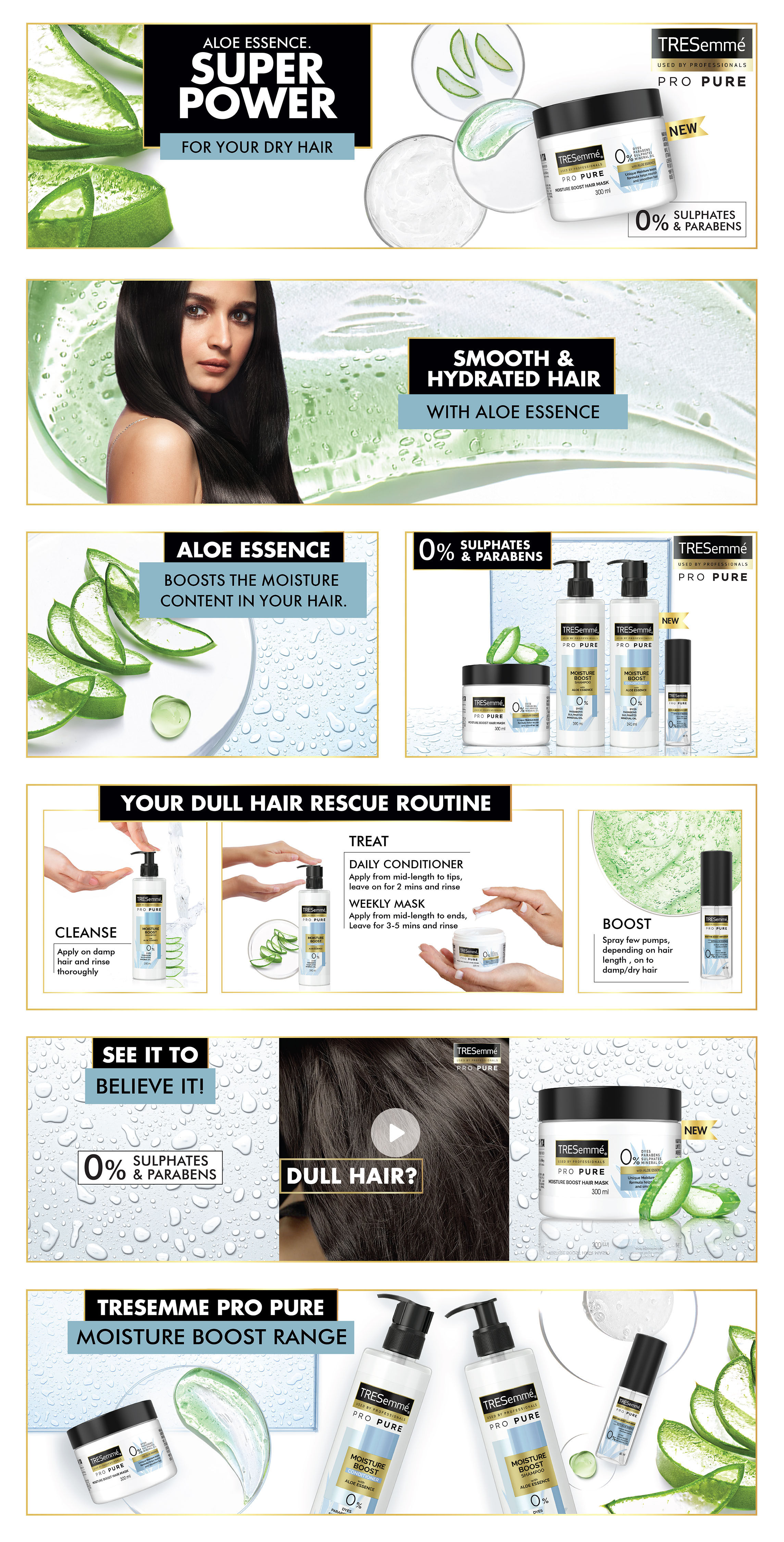 TRESemme Moisture Boost Hair Mask with Hyaluronic Acid 300ml