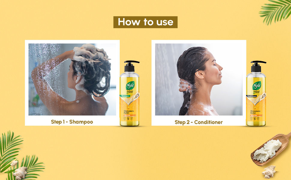 Nyle Natural & Pure Shampoo For Nourished Hair, With Goodness Of