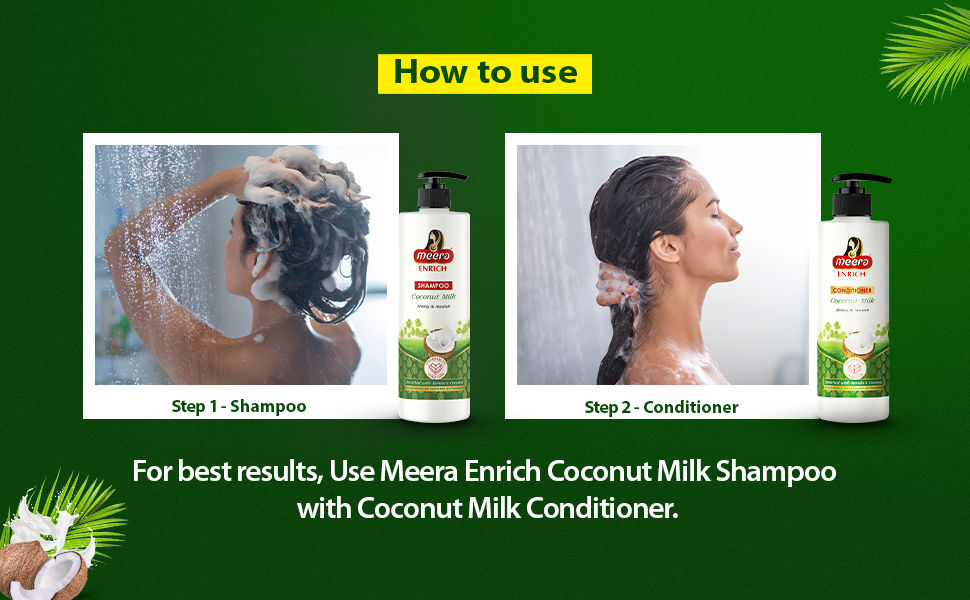 Meera Enrich Shampoo For Strong & Nourish Hair, Enriched With Kerala's