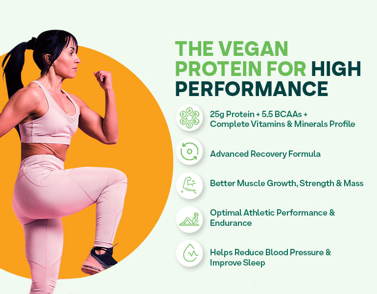 OZiva Bioactive Plant Protein (25g Vegan Protein) for Endurance ...