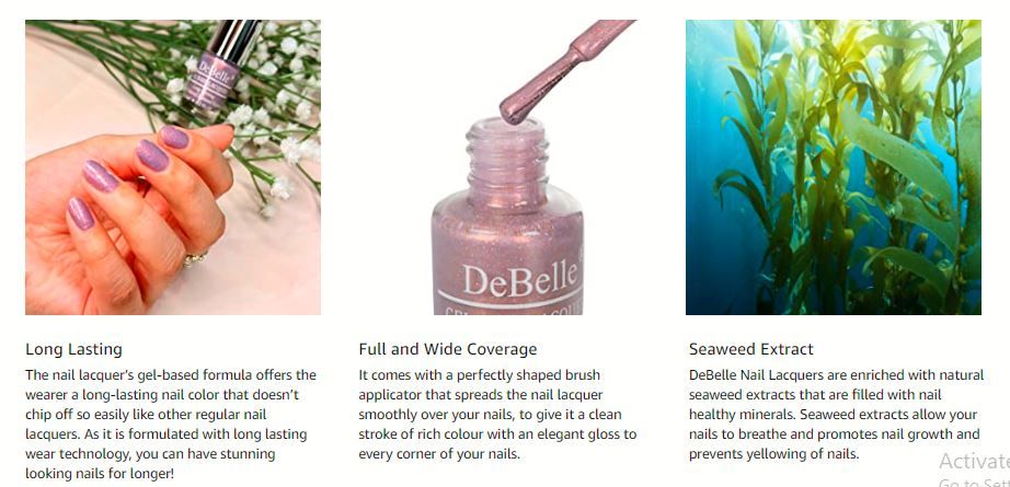 DeBelle Gel Nail Lacquer Dainty Diana (6 ml)