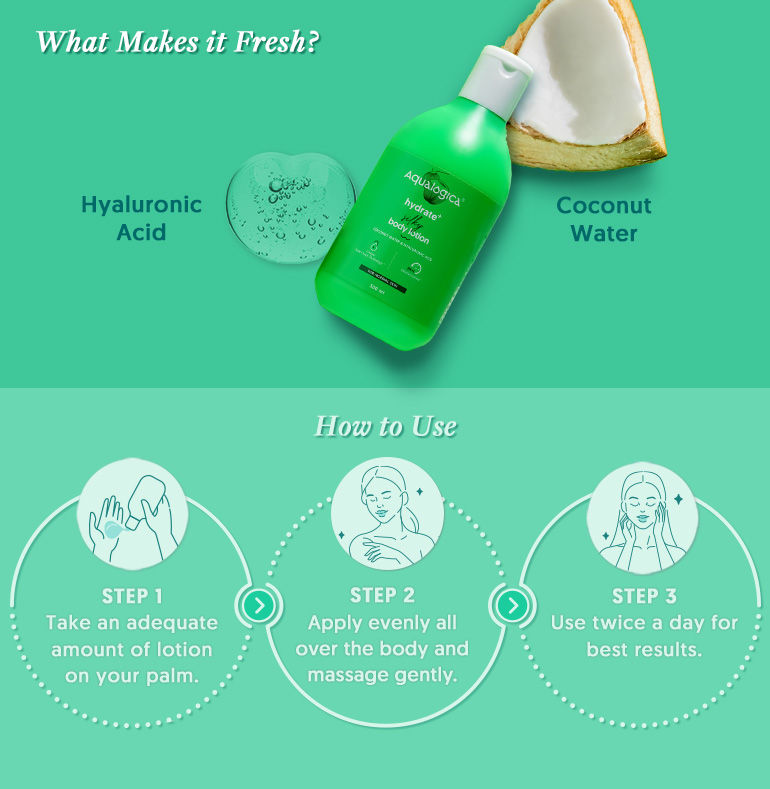 Aqualogica Hydrate+ Silky Body Lotion