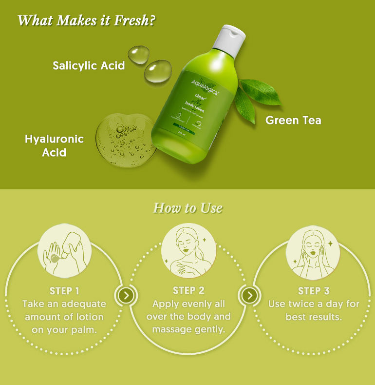 Aqualogica Clear+ Silky Body Lotion