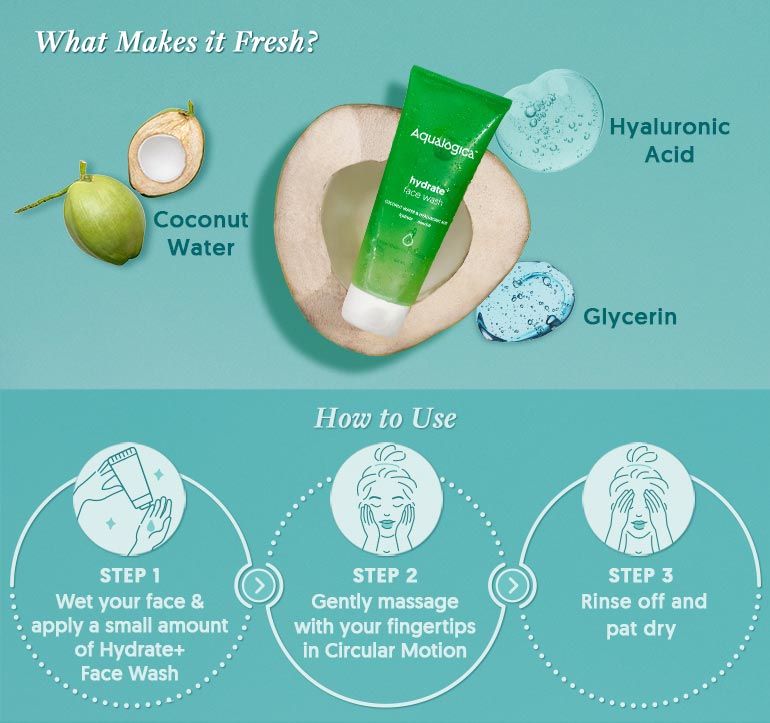 Aqualogica Hydrate+ face wash